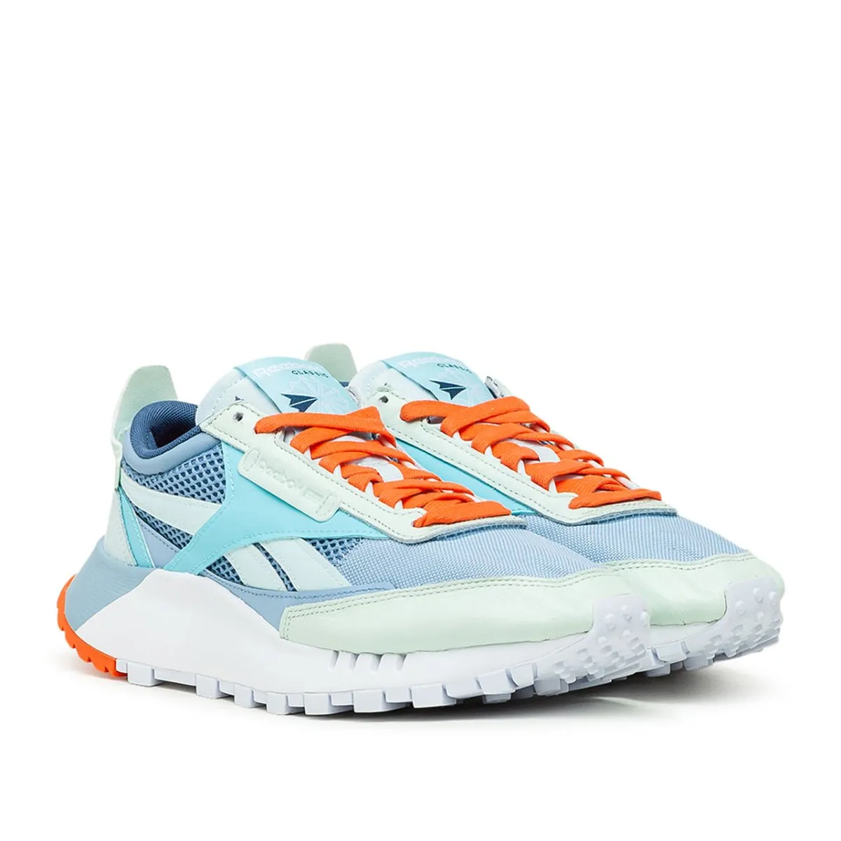 Reebok Classic Leather Legacy (Blue / Turquoise / Orange)