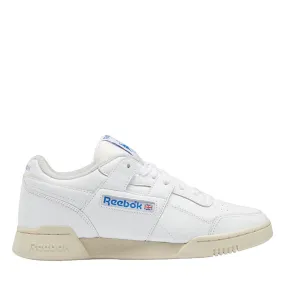 Reebok Classics Mens Workout Plus Vintage Trainers White/Alabaster/Pure Grey