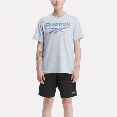 Reebok Identity Mens Crew Neck Short Sleeve Graphic T-Shirt