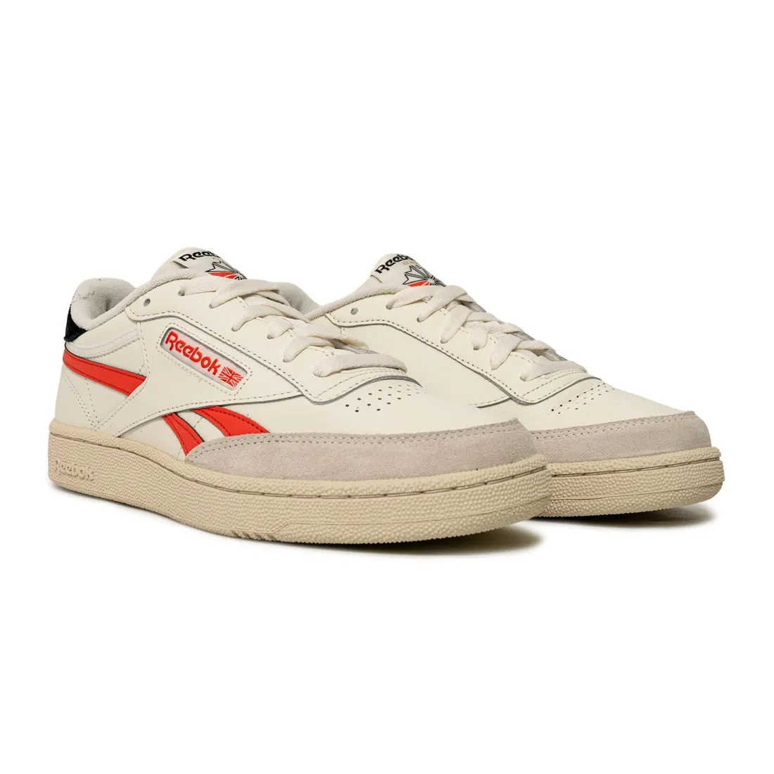 Reebok Men Club C Revenge (white / chalk / semi orange flare / core black)