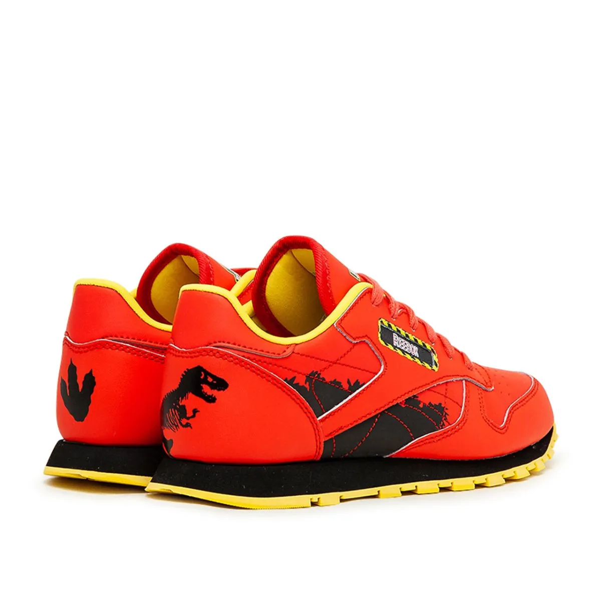 Reebok x Jurassic Park CL Leather (Red / Yellow)