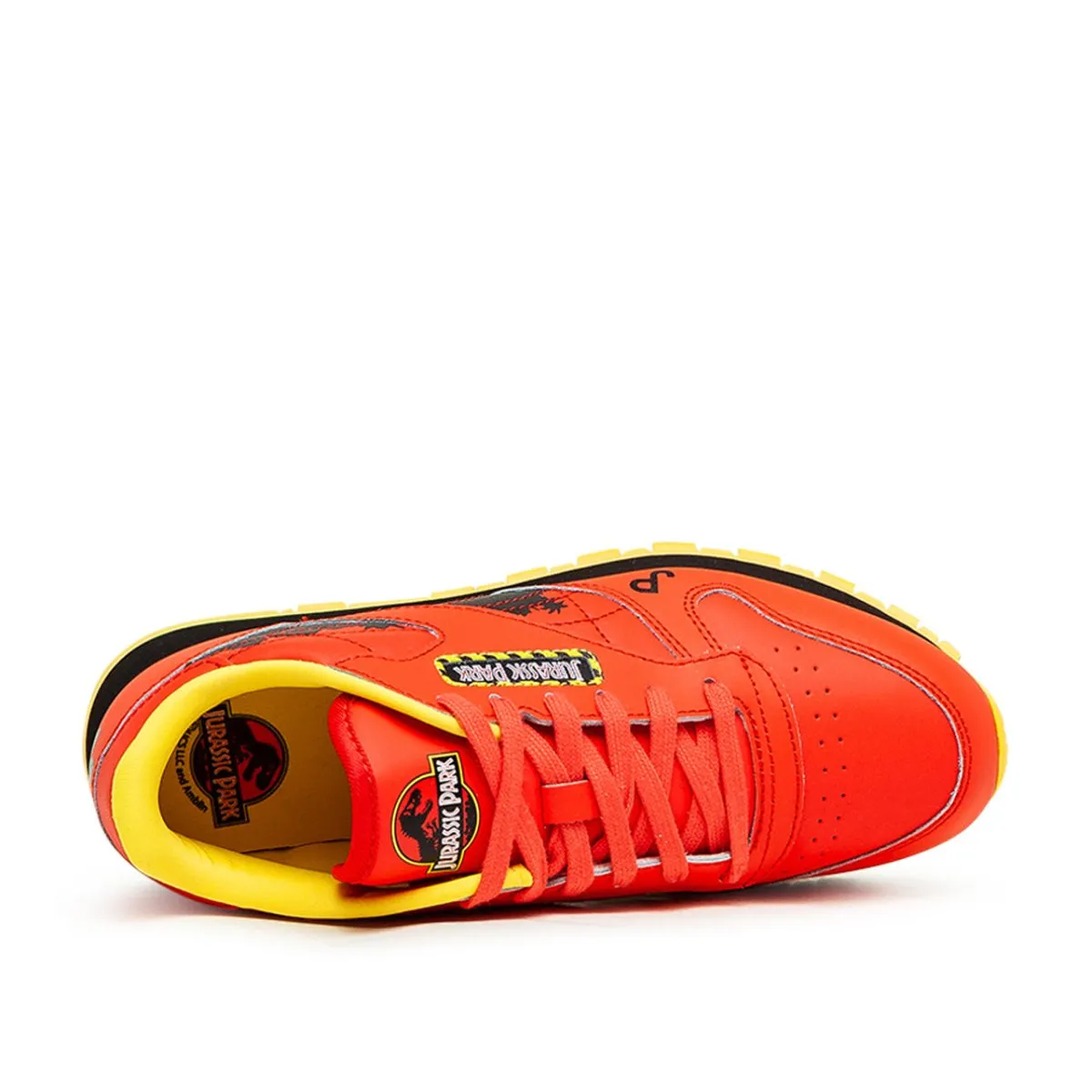 Reebok x Jurassic Park CL Leather (Red / Yellow)