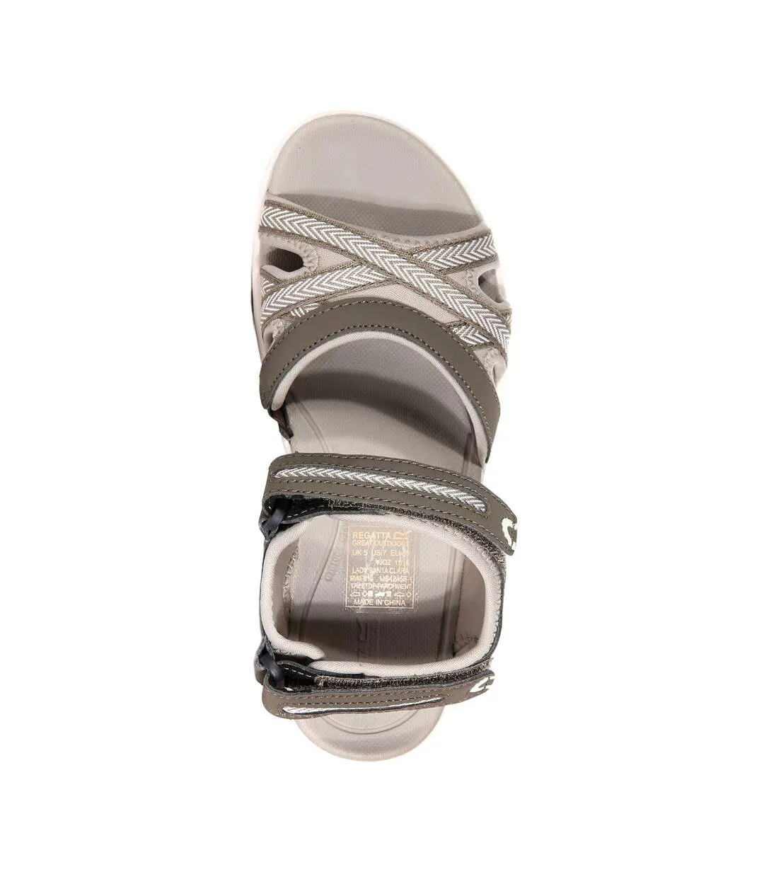 Regatta Womens/Ladies Santa Clara Sandals (Treetop/Parchment) - UTRG4132