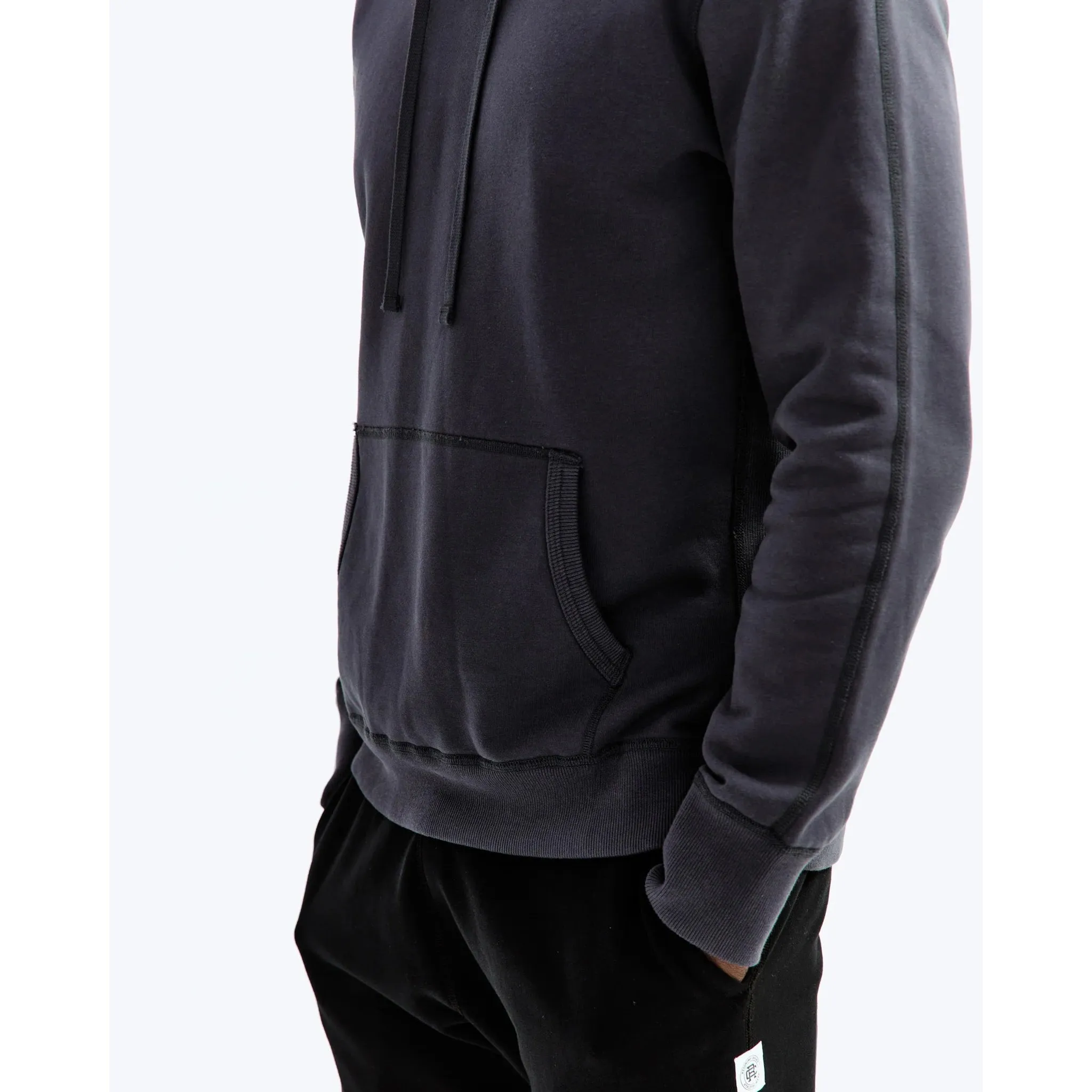 Reigning Champ Men Knit Mid Wt Terry Pullover Hoodie Midnight RC-3206-MID