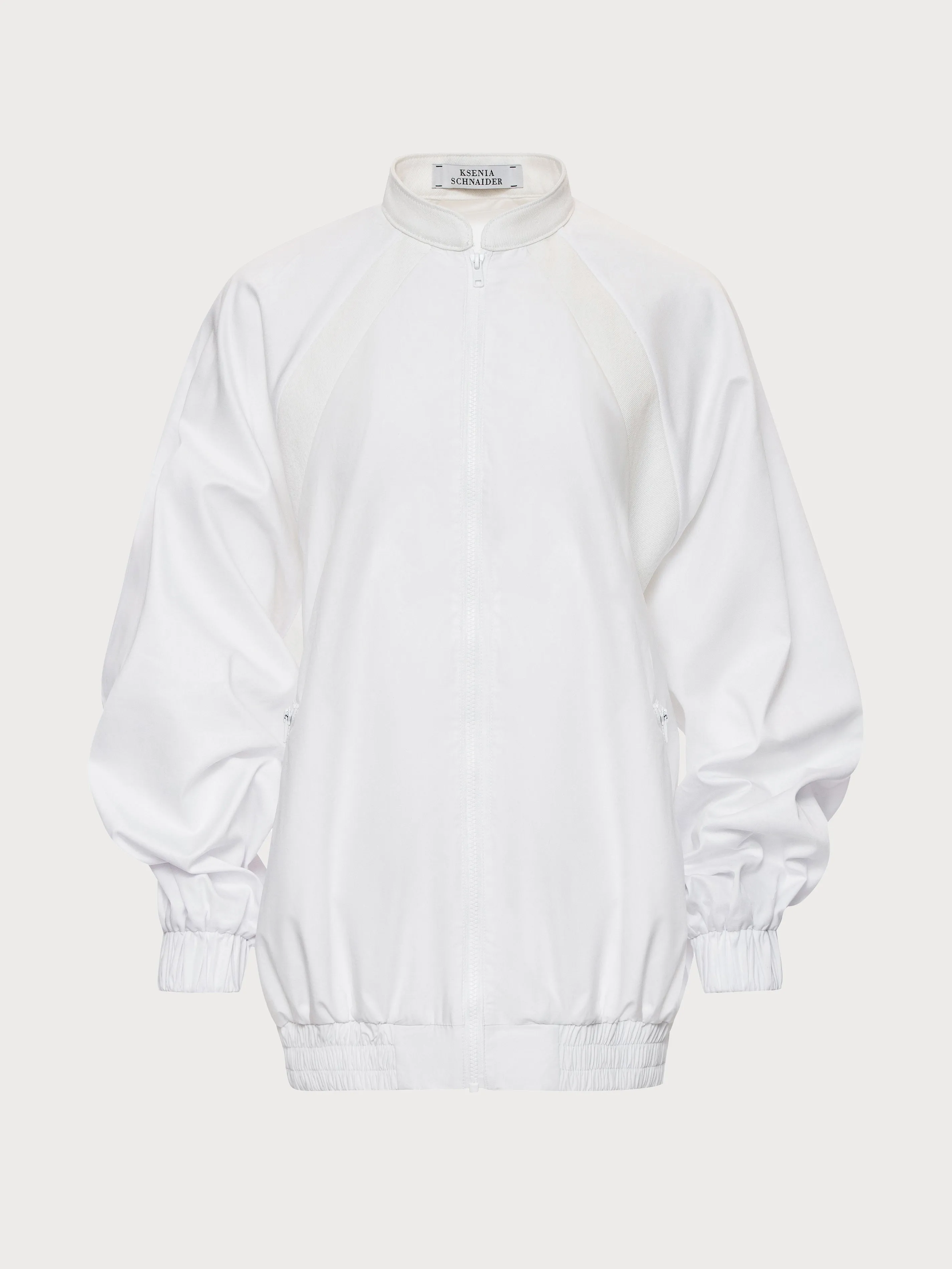 Reworked White Cotton Bomber