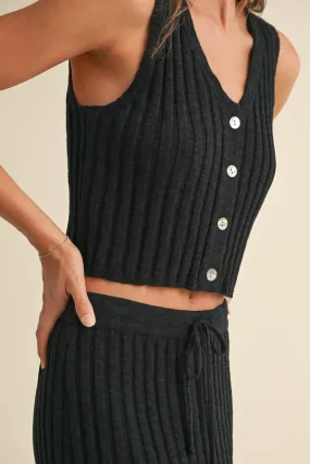 Rib Knit Vest