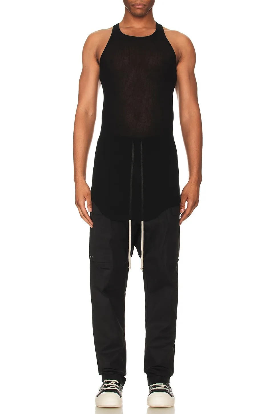 Rick Owens Basic Rib Tank -        