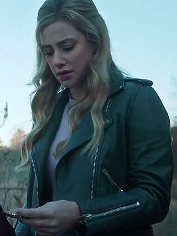 Riverdale Season 5 Betty Cooper Green Biker Leather Jacket