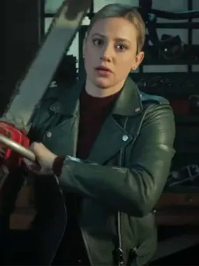 Riverdale Season 5 Betty Cooper Green Biker Leather Jacket