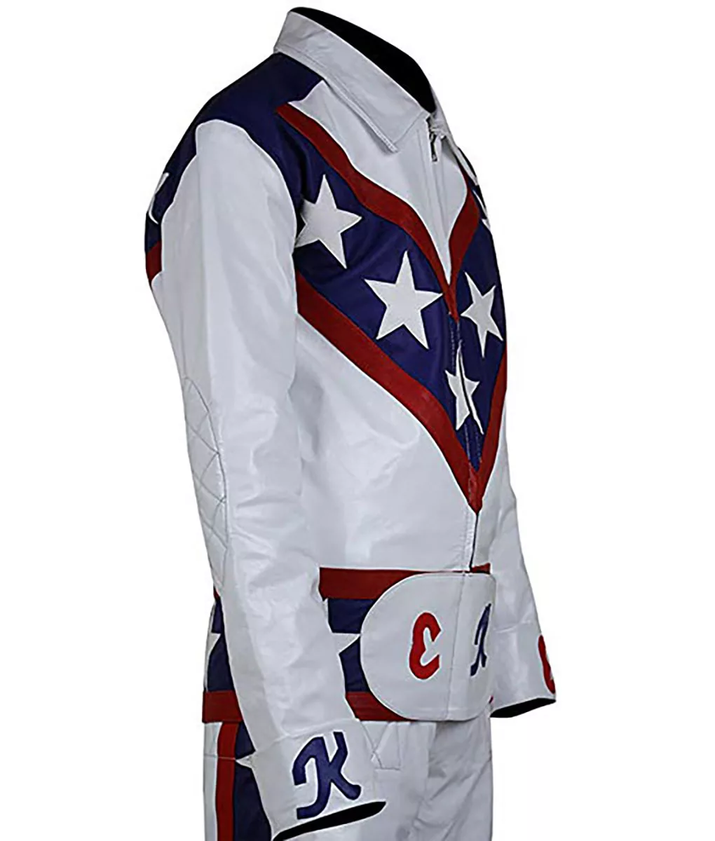 Robert Craig Evel Knievel Daredevil Stuntman Biker Leather Jacket