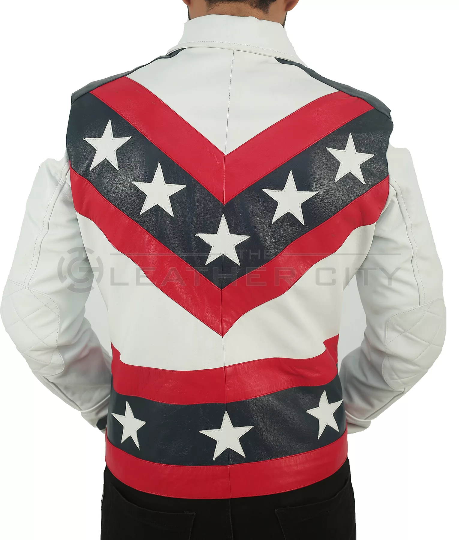 Robert Craig Evel Knievel Daredevil Stuntman Biker Leather Jacket