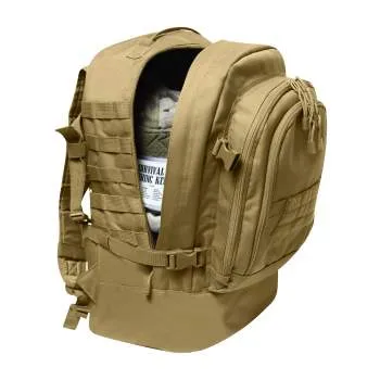 Rothco Skirmish 3 Day Assault Backpack | Black, Coyote