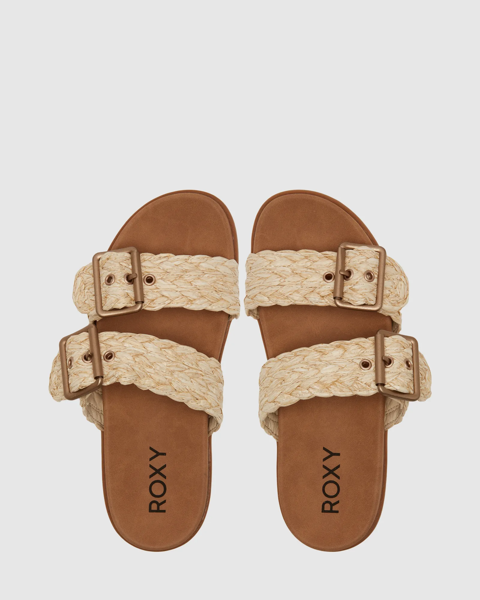 Roxy Into Summer - Slide Sandals For Women - Natural | SurfStitch