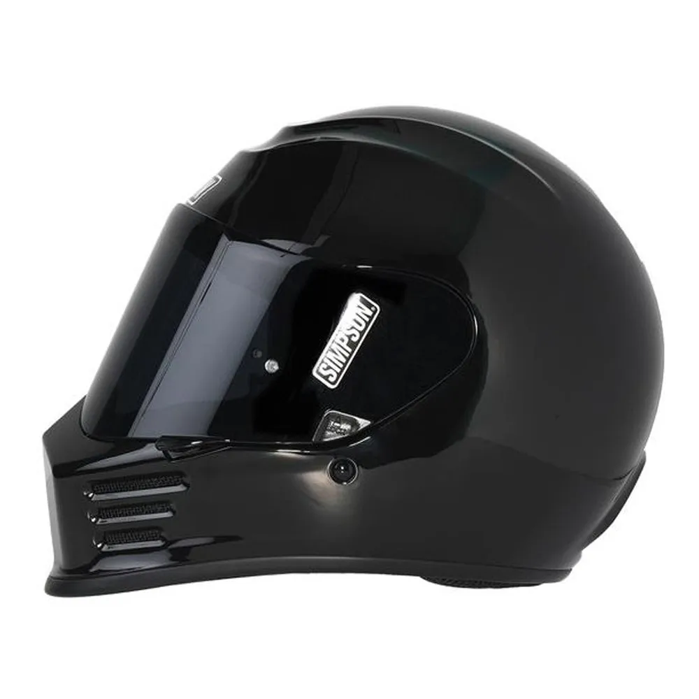 Simpson Speed 06 Plain Helmet - Black