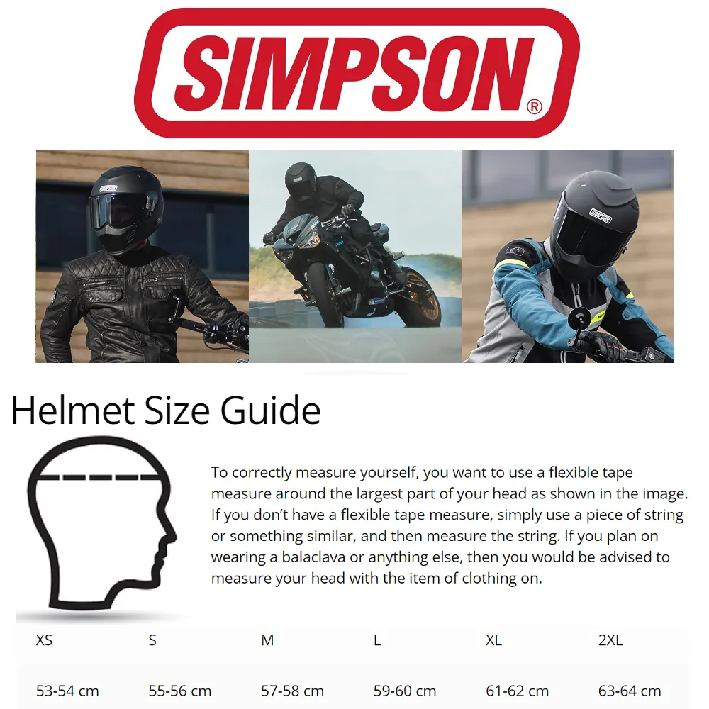 Simpson Speed 06 Plain Helmet - Black