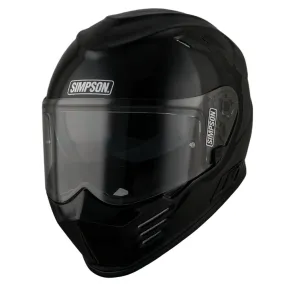 Simpson Venom 06 Plain Helmet - Black