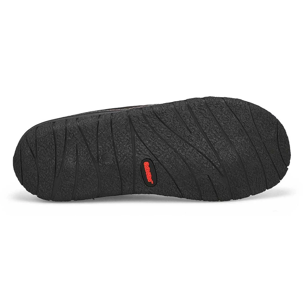 Soft Moc Mens Saturn 2 Memory Foam Slipper - Black