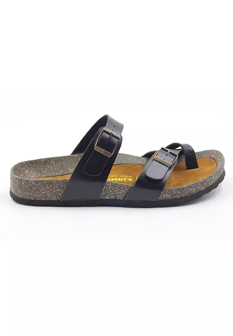 SoleSimple Dublin - Black Sandals & Flip Flops & Slipper