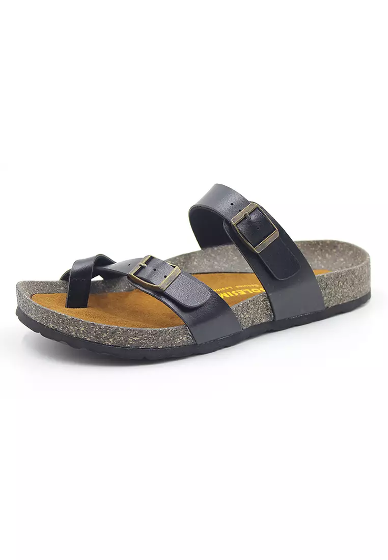 SoleSimple Dublin - Black Sandals & Flip Flops & Slipper