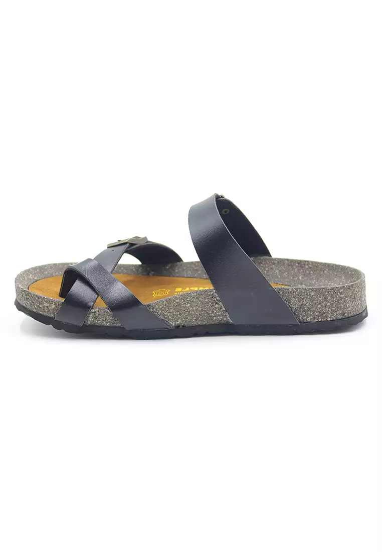 SoleSimple Dublin - Black Sandals & Flip Flops & Slipper