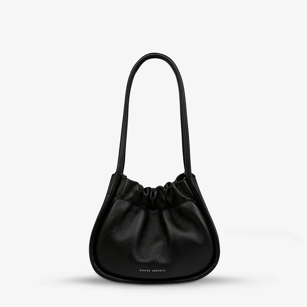 STATUS ANXIETY Womens Ordinary Pleasures Leather Bag Black