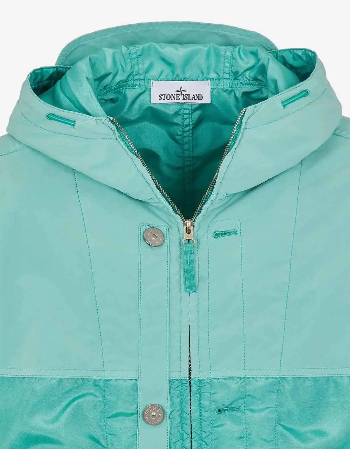 Stone Island Green David Light-TC Hooded Jacket