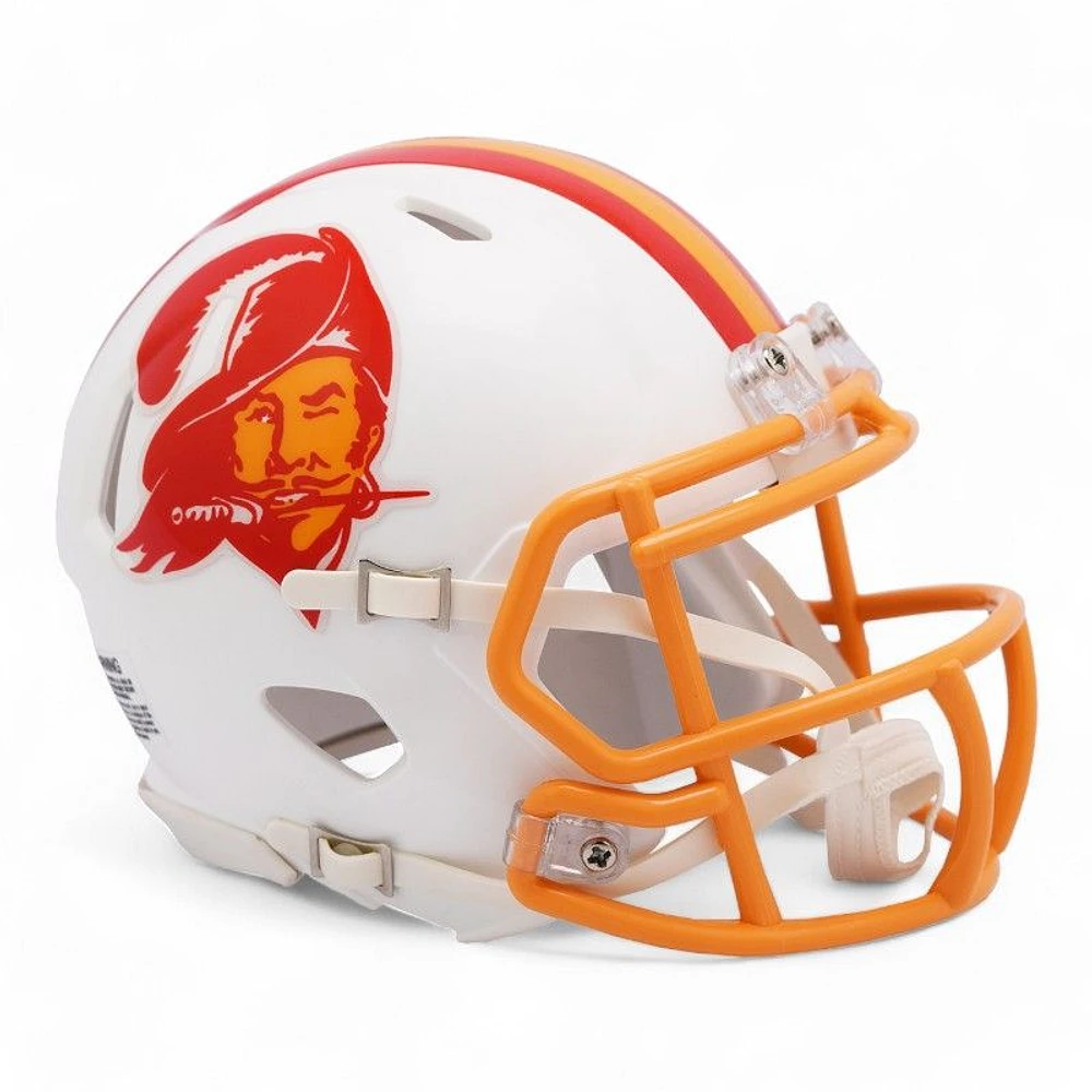 Tampa Bay Buccaneers White 1976-1996 Throwback Riddell Speed Mini Helmet