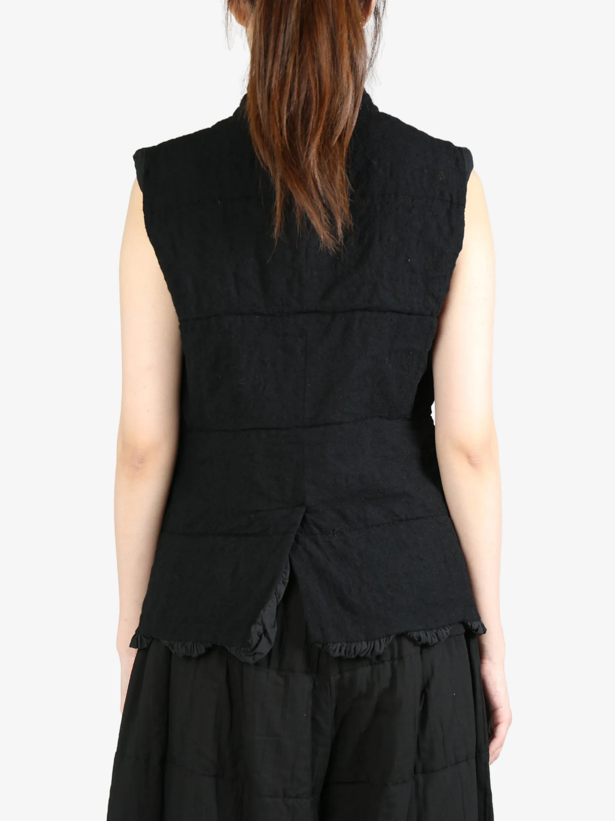 TAO COMME DES GARCONS - Women Pleated Pockets Vest