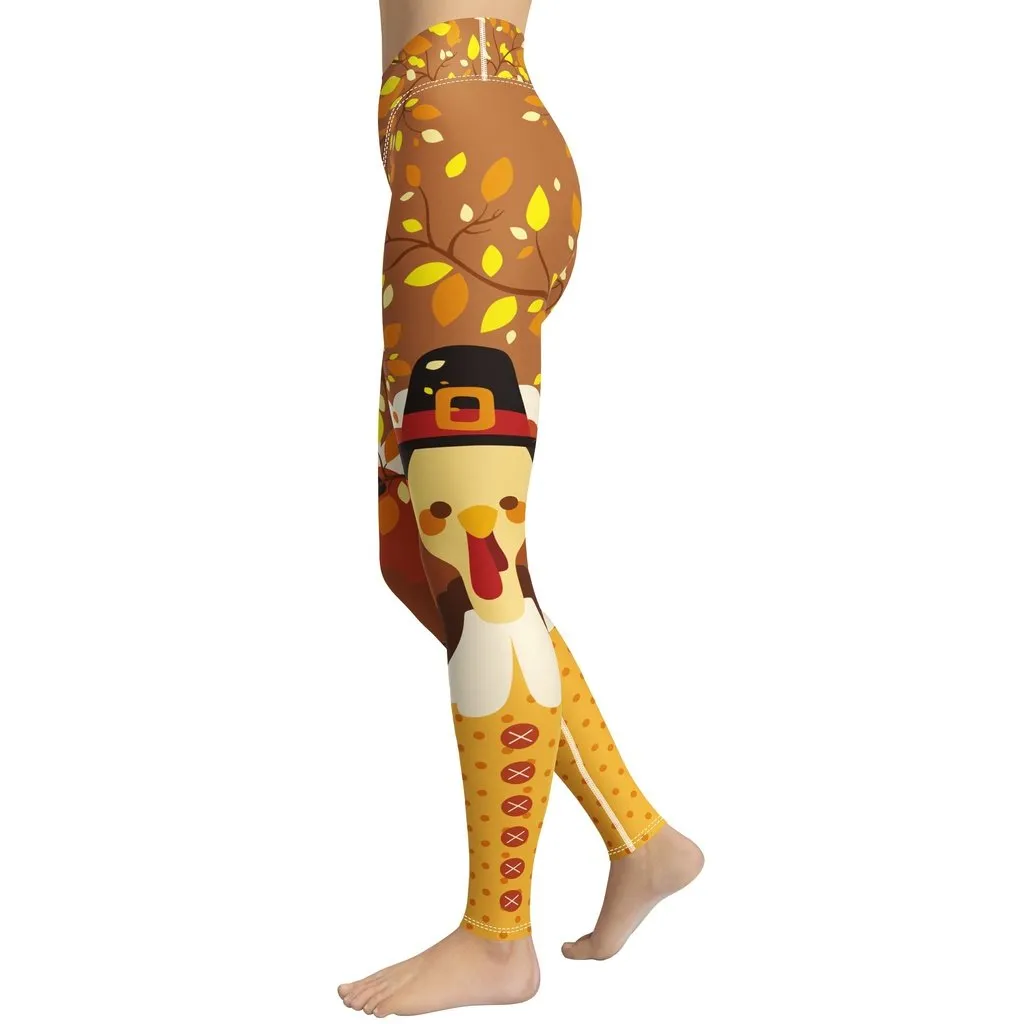 Thanksgiving Yoga Leggings