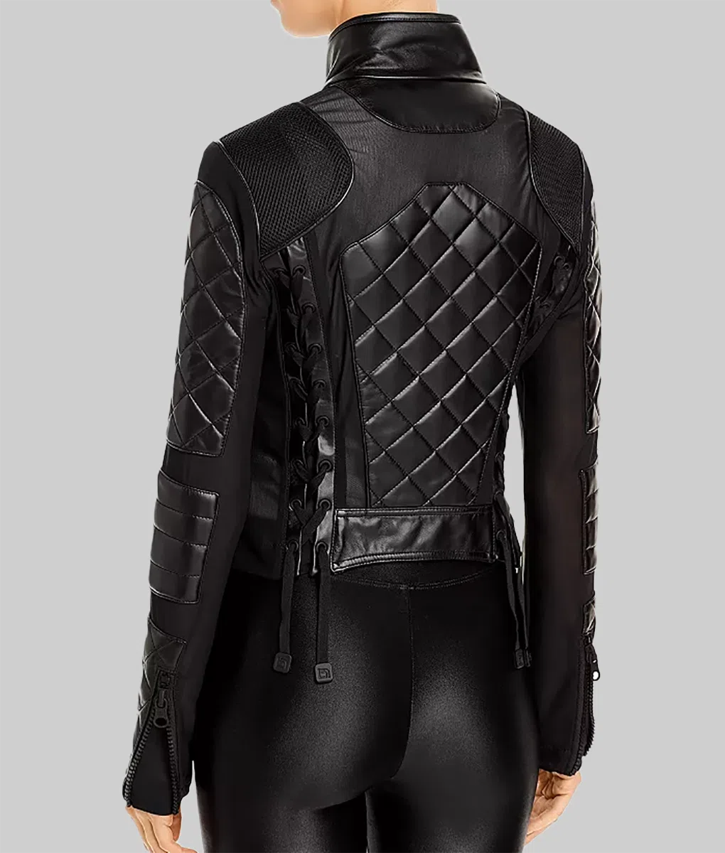 The Equalizer Jada Pinkett Smith(Jessie) Leather Biker Jacket | TLC UK