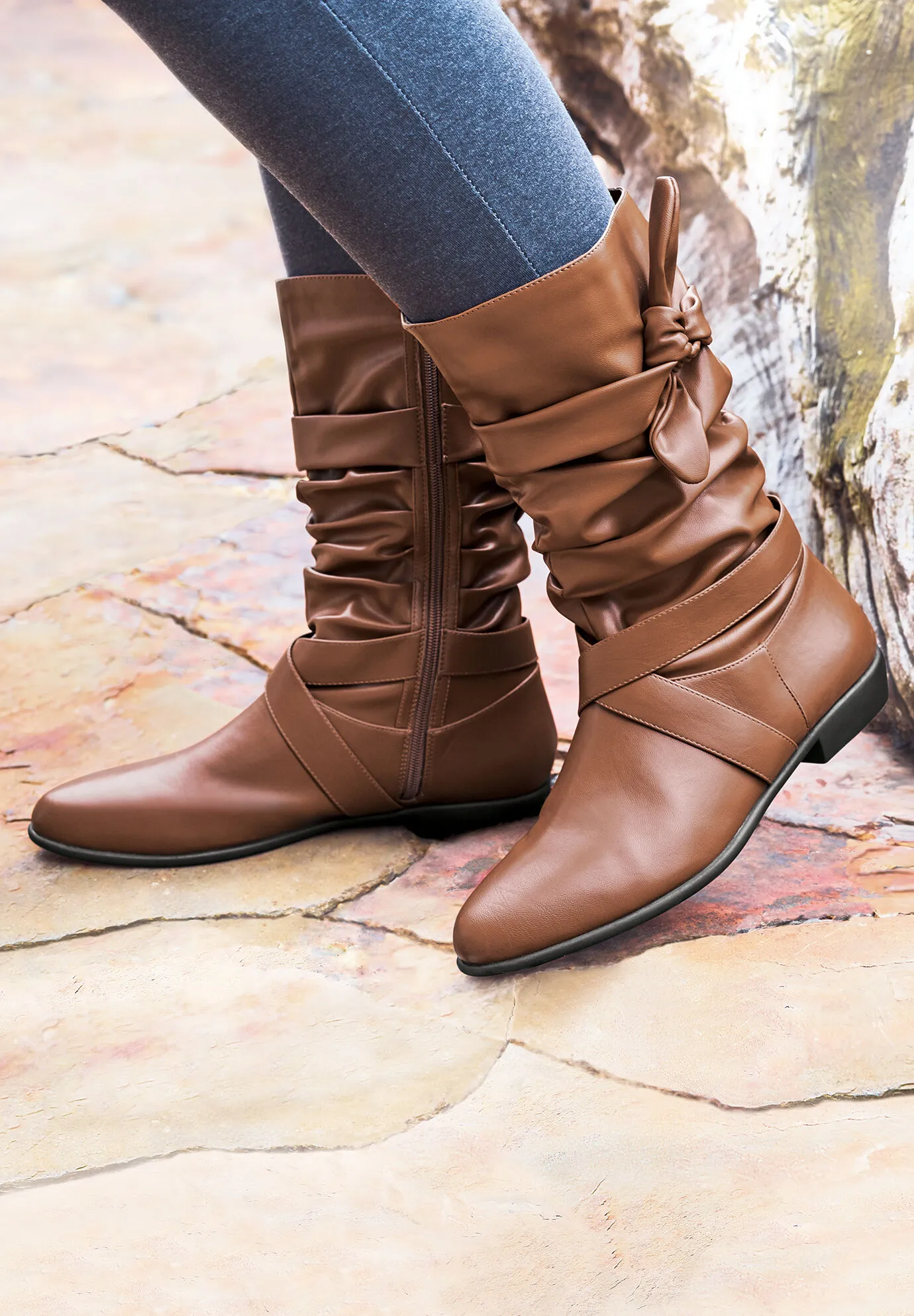 The Heather Wide Calf Boot