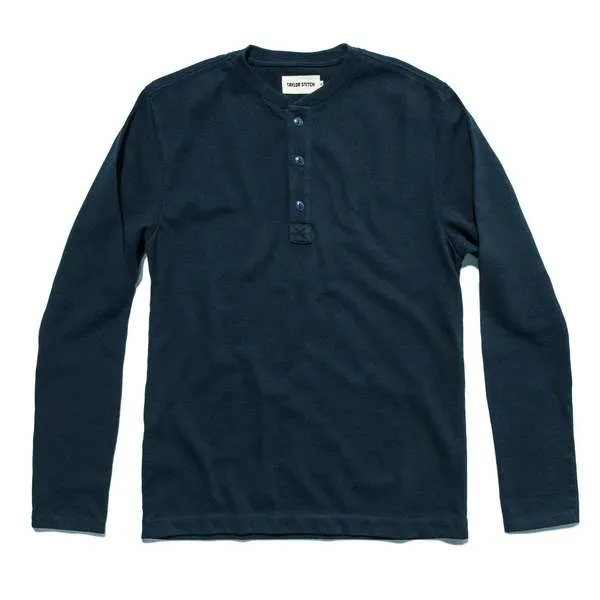 The Heavy Bag Henley - Navy