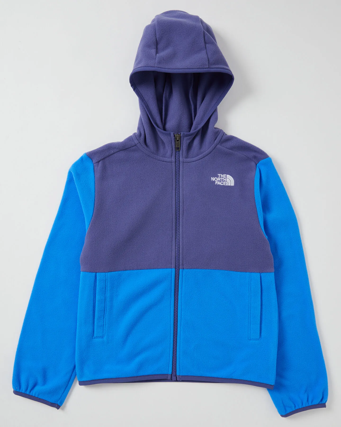 The North Face Teen Glacier Zip Hooded Jacket - Optic Blue | SurfStitch