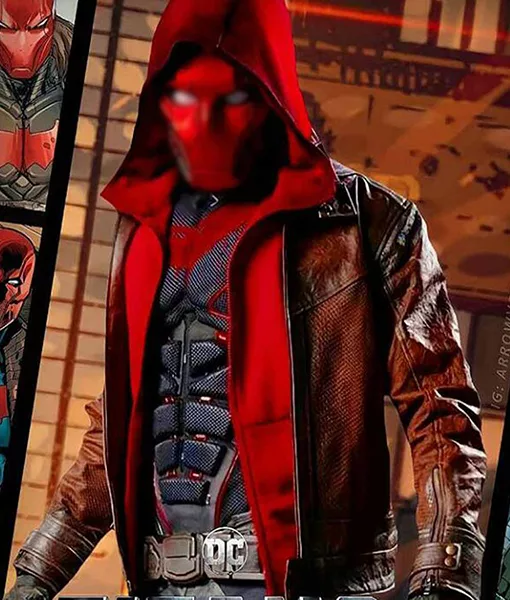 Titans S03 Jason Tod (Curran Walters) Red Hooded Jacket | TLC