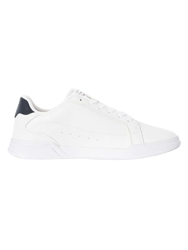 Tommy Hilfiger Low-Top Cupsole Leather Trainers - White