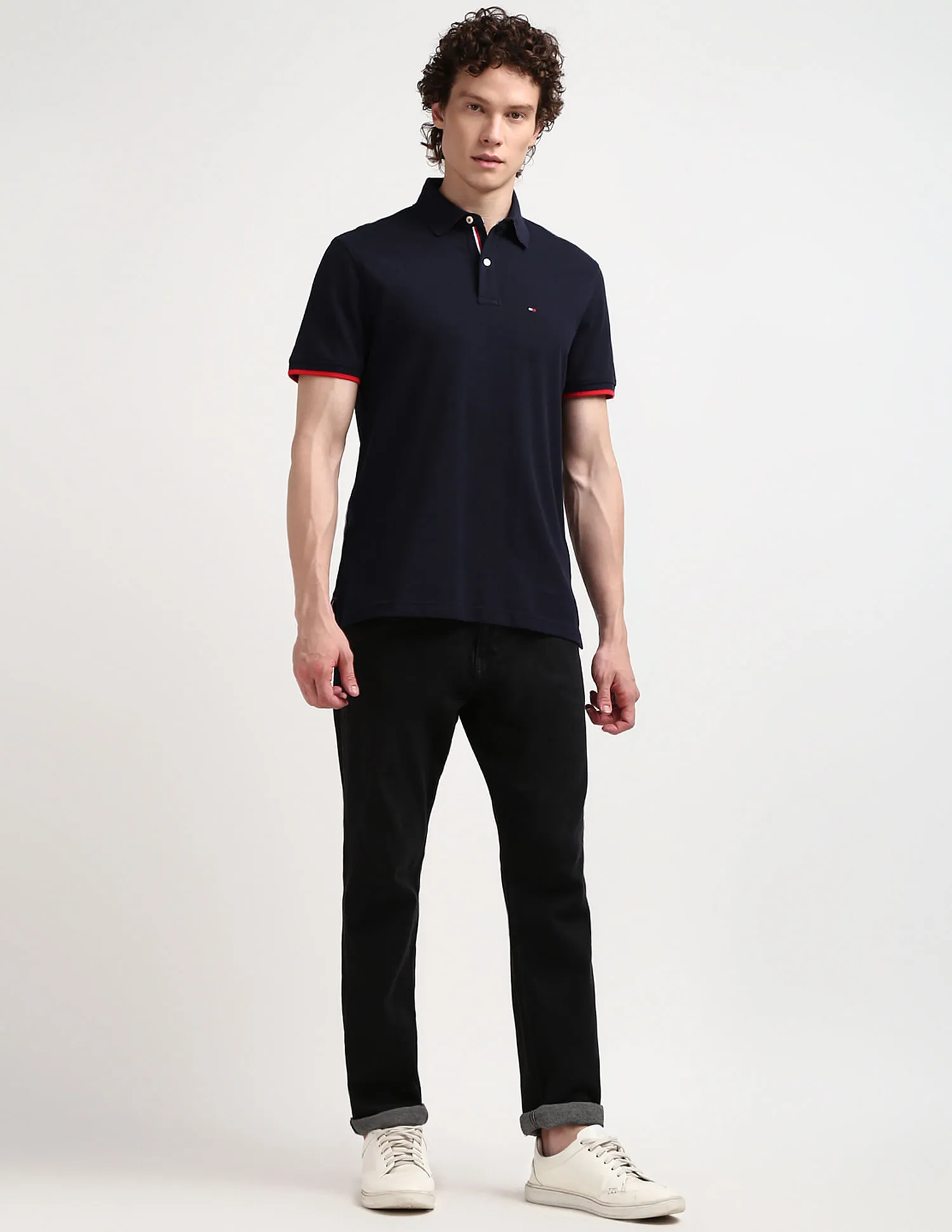 Tommy Hilfiger Solid Sanders Polo Shirt