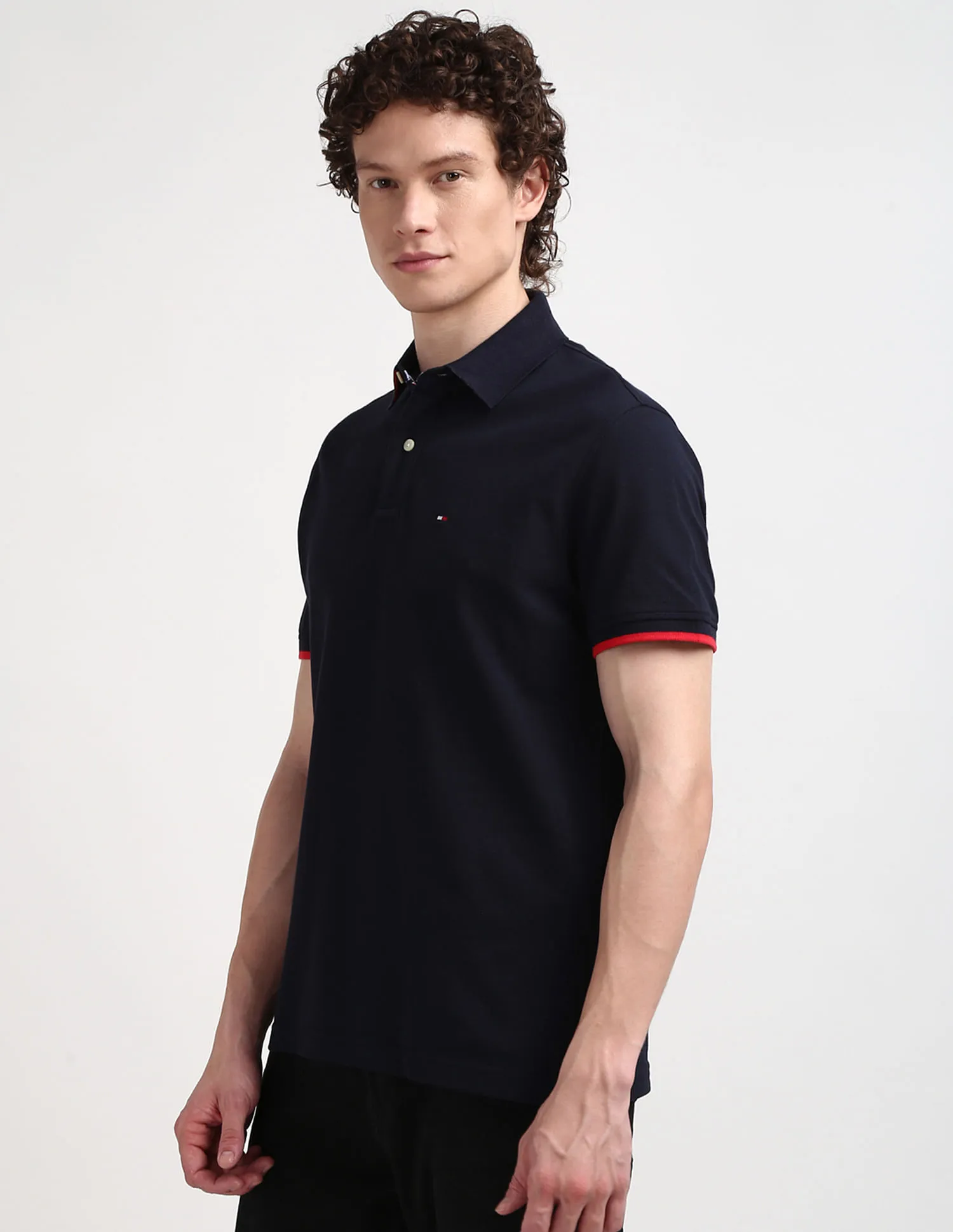 Tommy Hilfiger Solid Sanders Polo Shirt