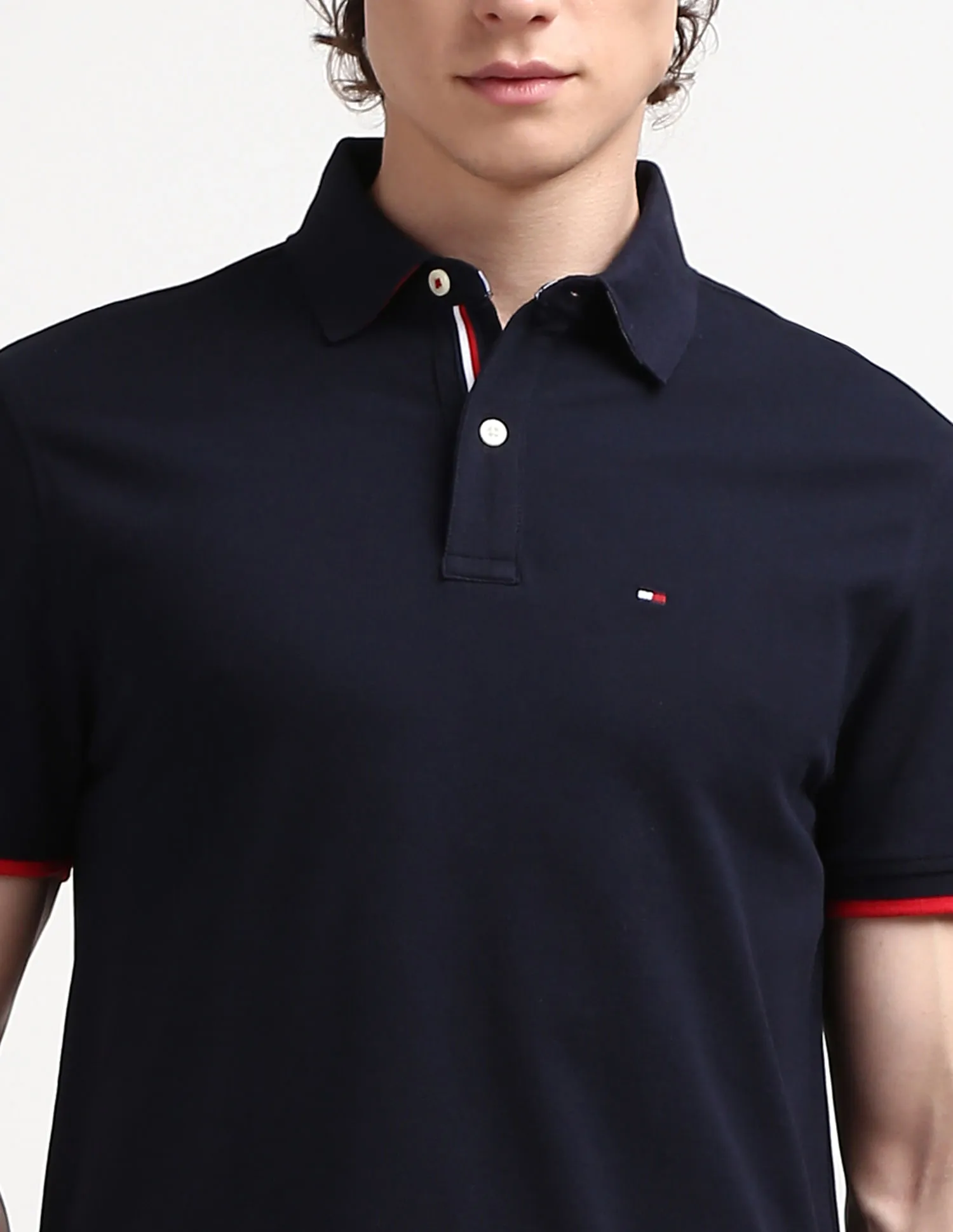 Tommy Hilfiger Solid Sanders Polo Shirt