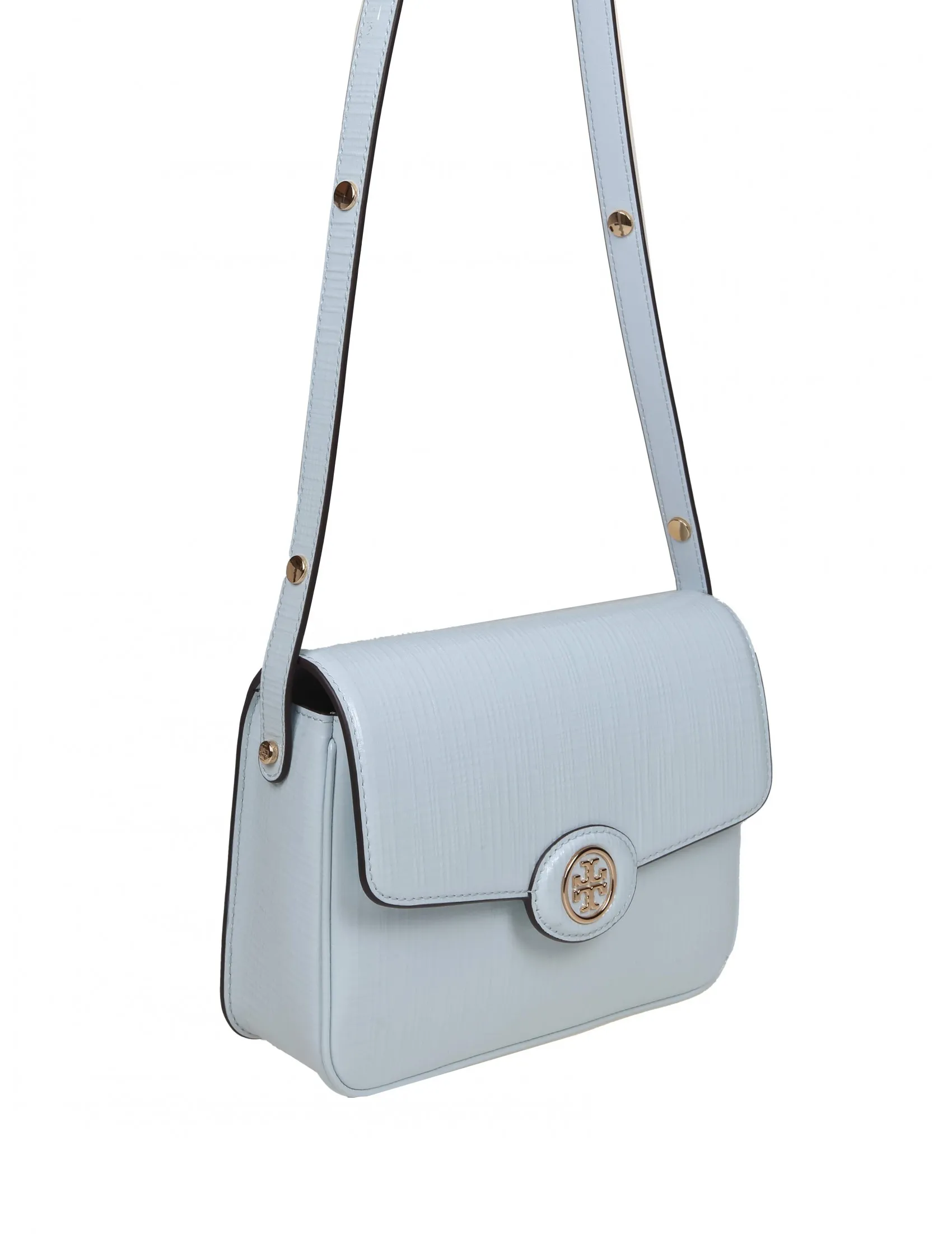 TORY BURCH ROBINSON SHOULDER BAG IN EMBOSSED LEATHER