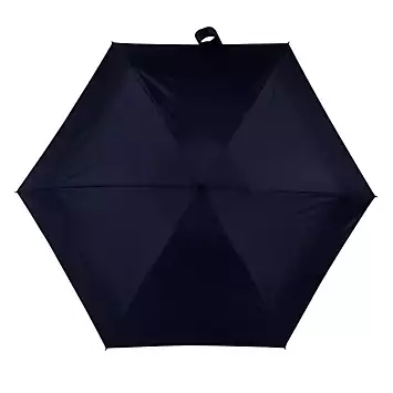 Totes ECO-BRELLA® Miniflat Navy Thin Handbag Umbrella | Grattan