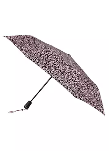 Totes Eco-Brella® X-Tra Strong Auto Open/Close Leaf Ditsy Print Umbrella | Grattan