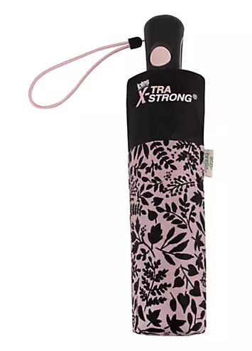 Totes Eco-Brella® X-Tra Strong Auto Open/Close Leaf Ditsy Print Umbrella | Grattan