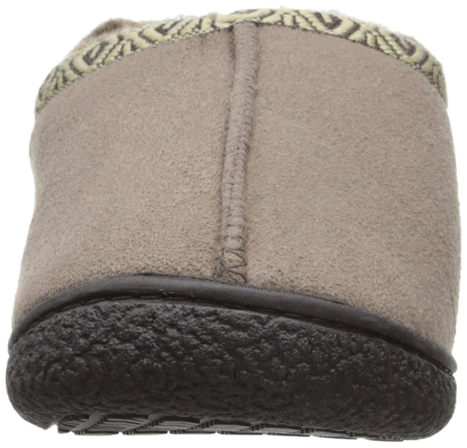 Totes ISOTONER Men's Microsuede Slip-On Slipper (XX-Large - 13-14, Taupe)