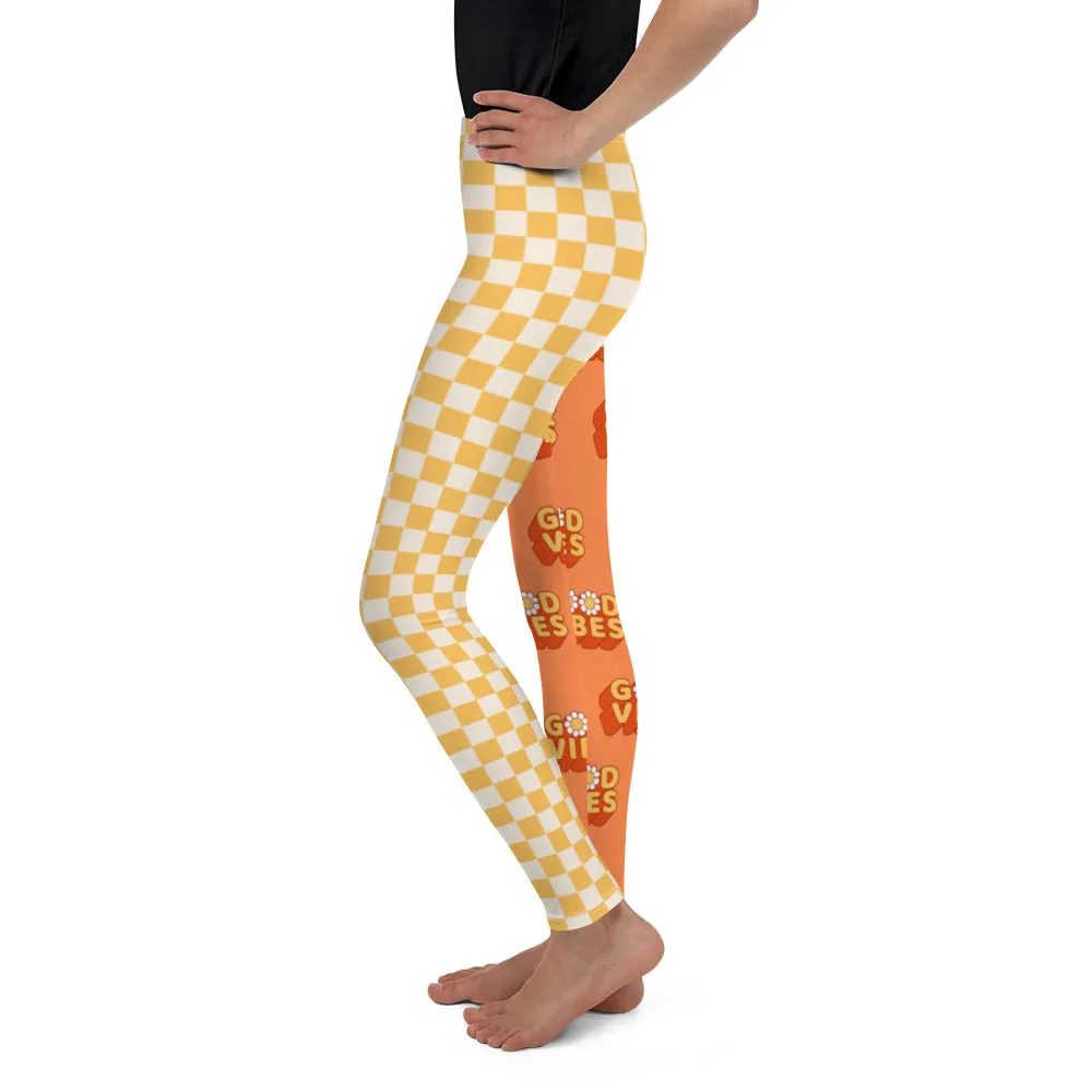 Two Patterned Hippie Youth Leggings