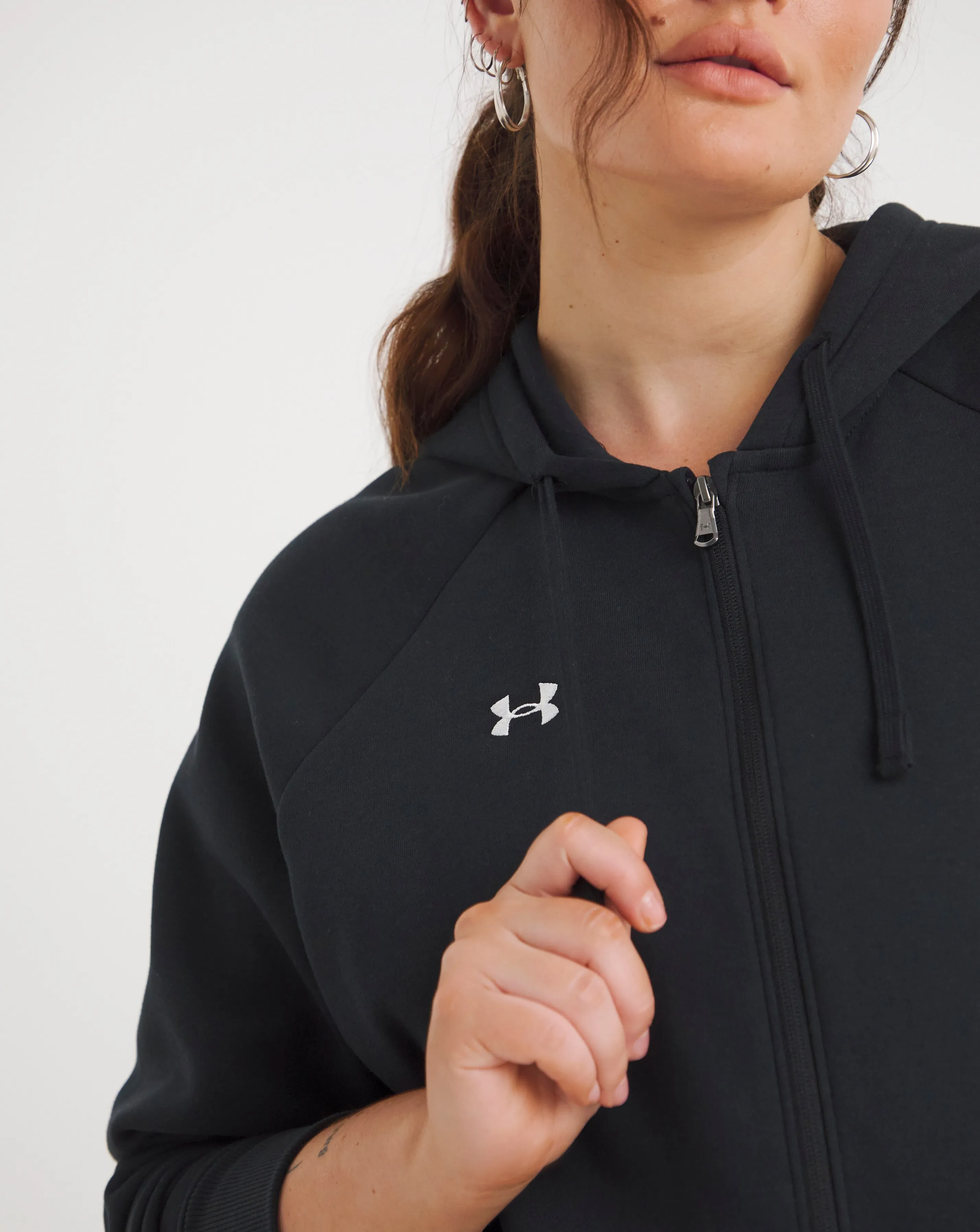 Under Armour Rival Fleece Full Zip Hoodie | Simply Be