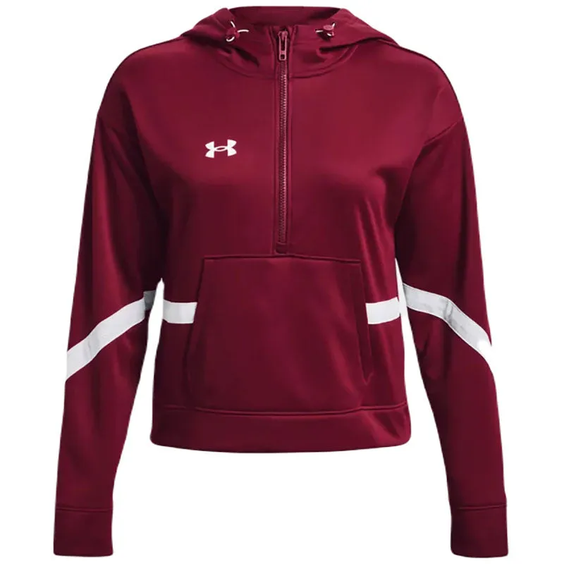 Under Armour Women's Cardinal/White Storm Armour Fleece Hoodie