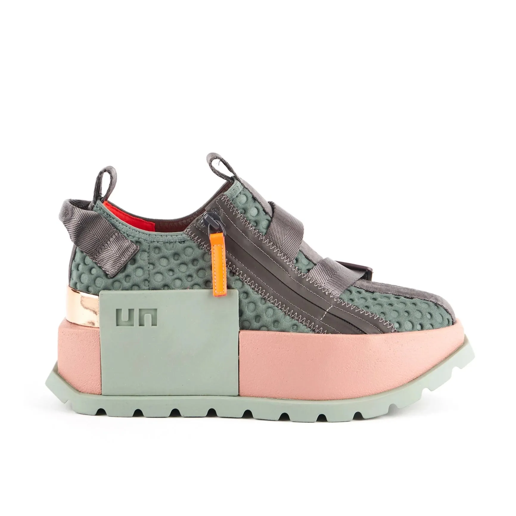 UNITED NUDE | SNEAKERS MUJER | ROKO Y II SAGE | GRIS, VERDE Y ROSA