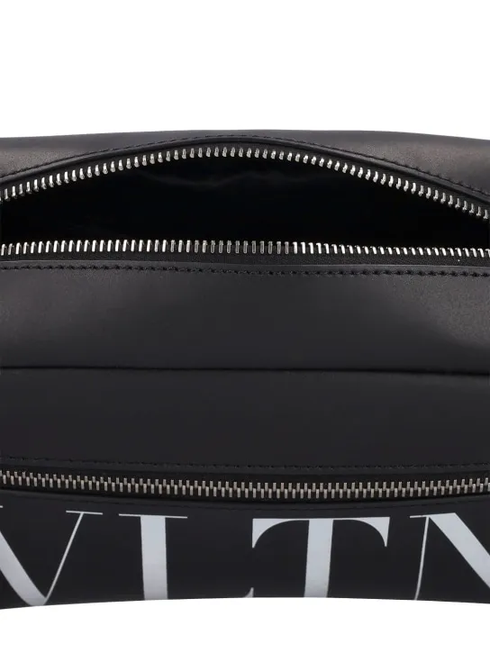 Valentino Garavani   VLTN medium leather toiletry bag 