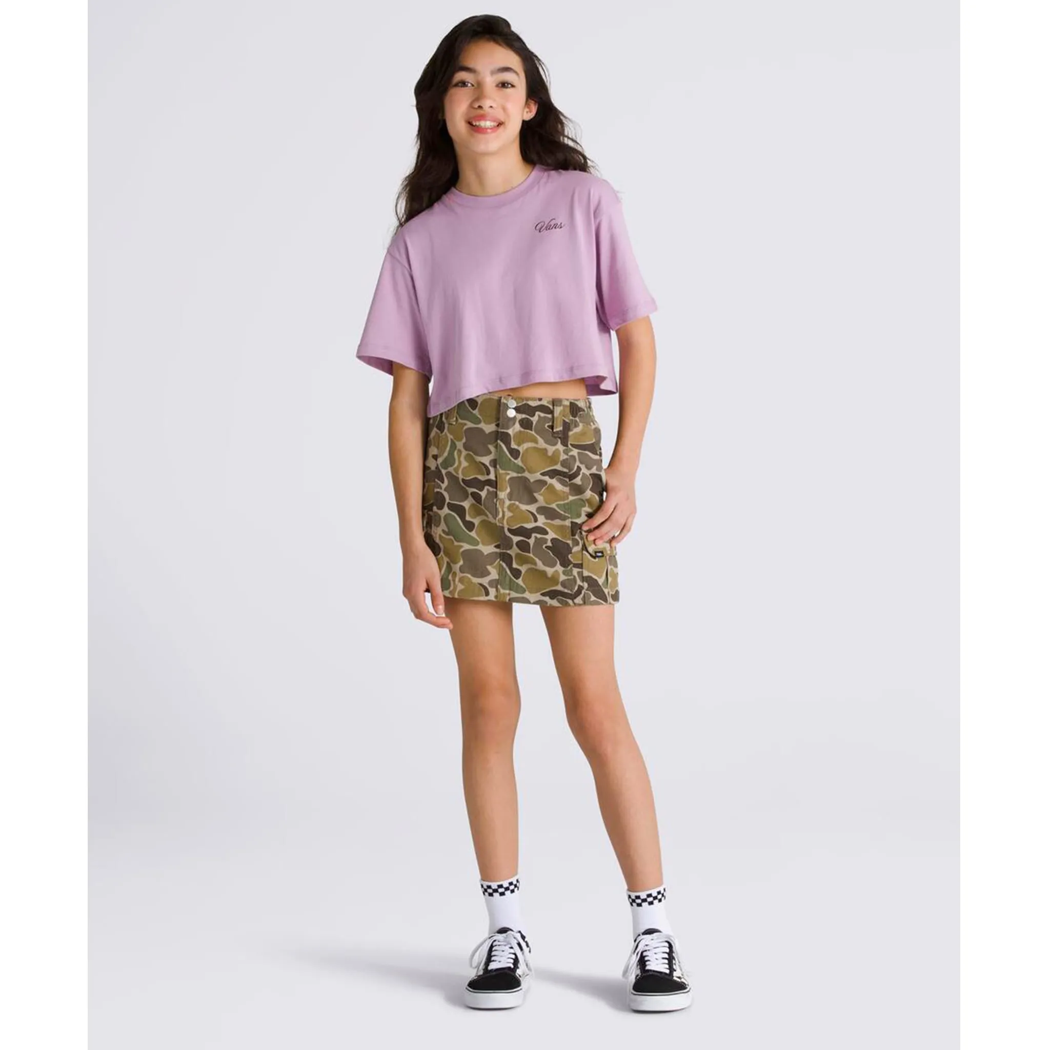 Vans Fallen Relax Crop T-shirt 7-16y  - Clement