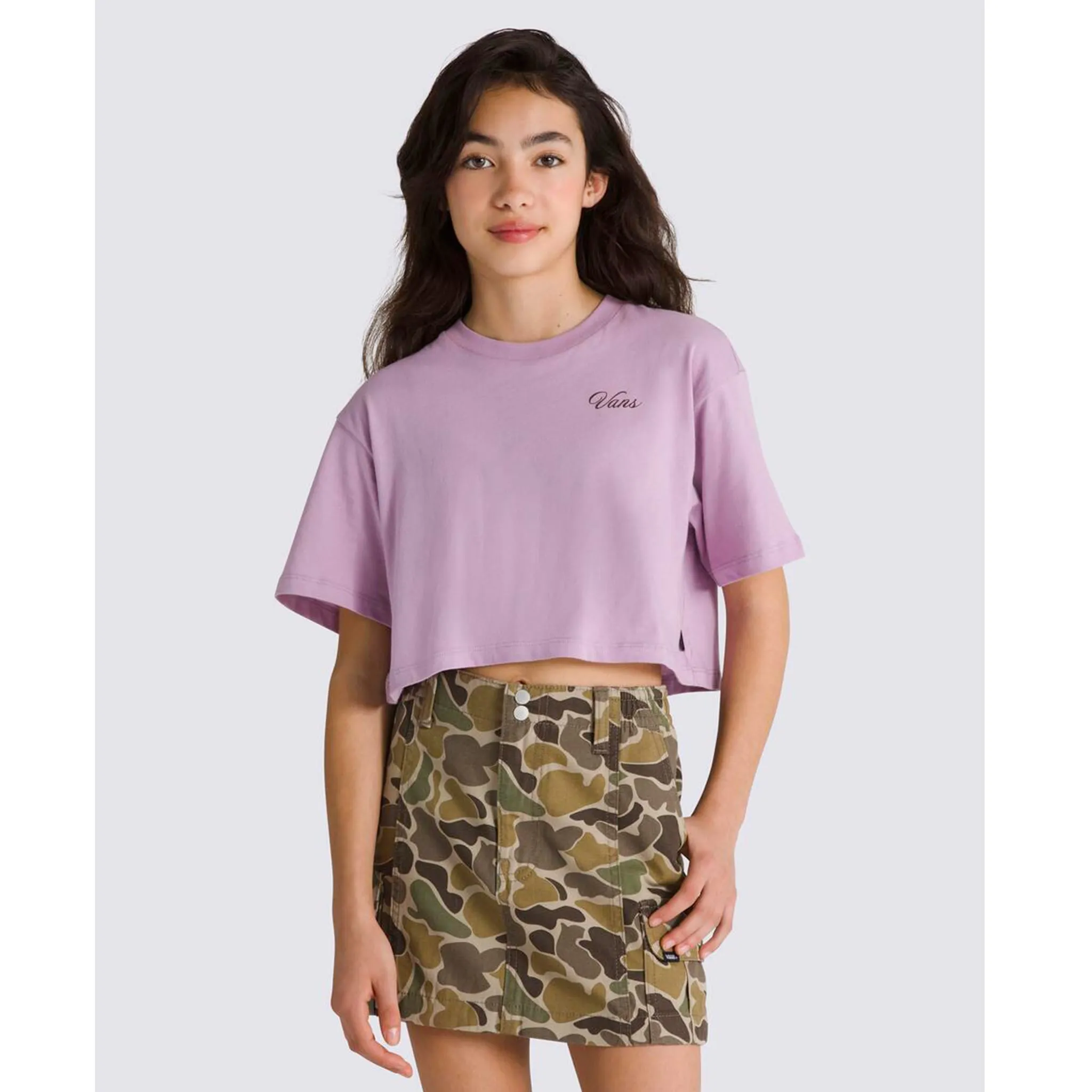 Vans Fallen Relax Crop T-shirt 7-16y  - Clement